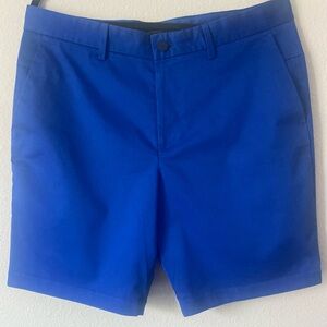Banana Republic Men’s 9 Inch Stretch Cotton Aiden Slim Fit Blue Shorts Size 35